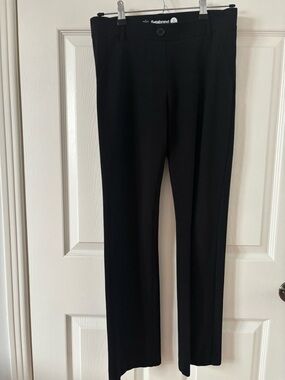 Betabrand Black Straight-Leg Women's Dress Pants